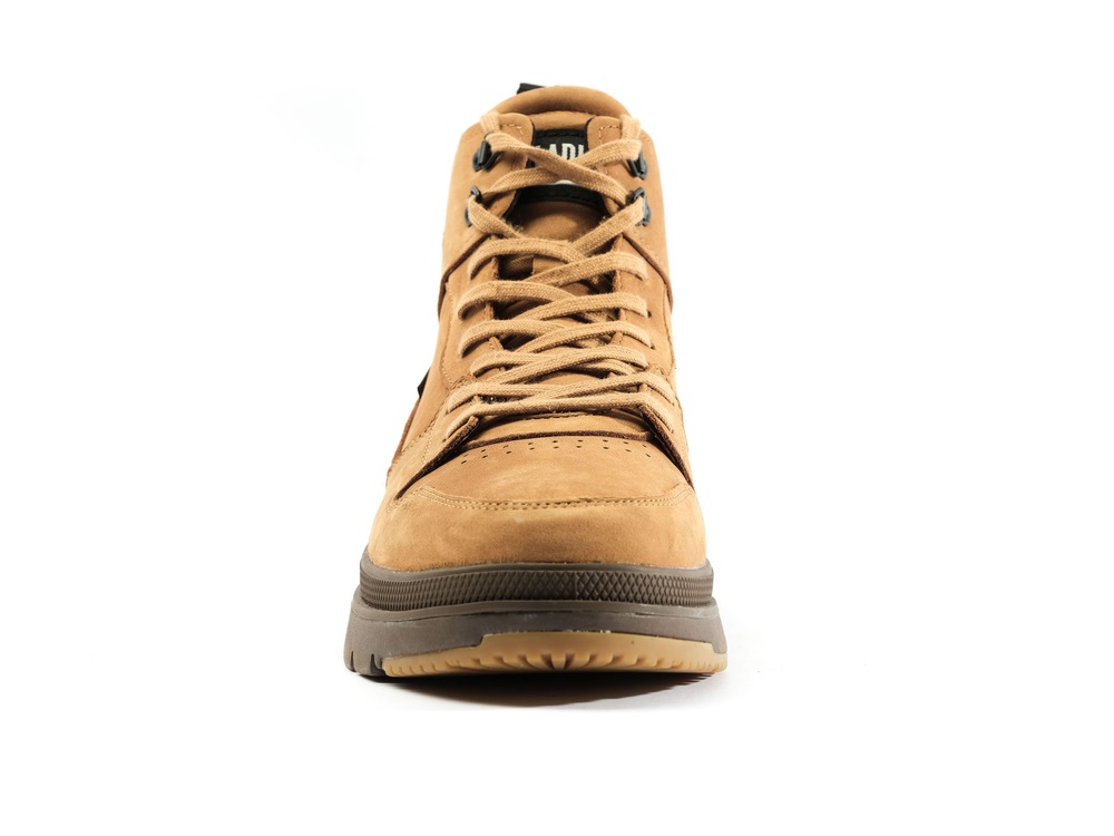 Botas De Invierno Palladium PALLASIDER HI NUBUCK Hombre Apple Cinnamon | Costa Rica-71609